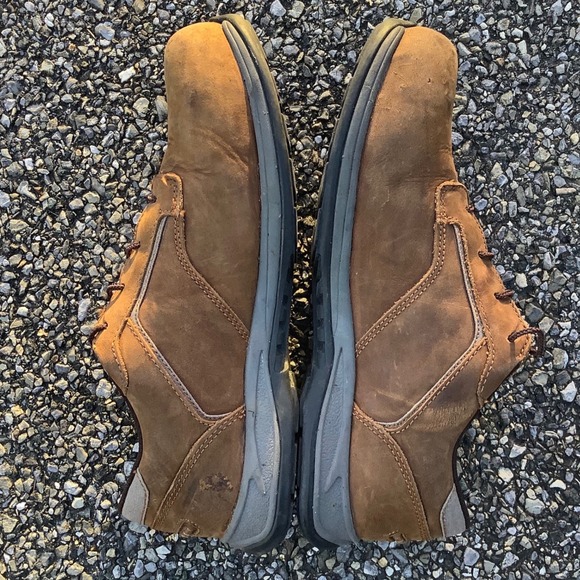 Red Wing Shoes Work Oxford Brown Leather Lace Up Safety Toe Men's Size 10H - Picture 2 of 13